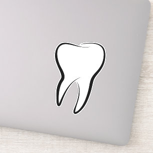 Tandheelkundige Tand Medische grafische Tandheelku Sticker