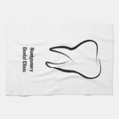 Tandheelkundige Tand Medische grafische Tandheelku Theedoek (Horizontaal)