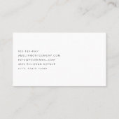 Tandheelkundige Tand Medische grafische Tandheelku Visitekaartje (Achterkant)