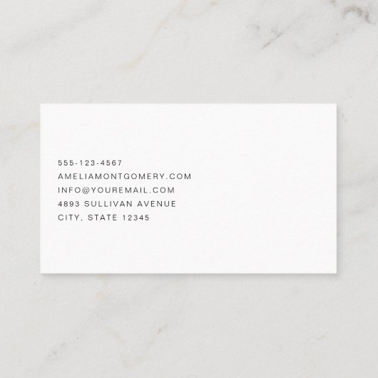 Tandheelkundige Tand Medische grafische Tandheelku Visitekaartje (Achterkant)