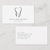Tandheelkundige Tand Medische grafische Tandheelku Visitekaartje (Voorkant / Achterkant)