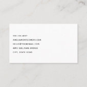 Tandheelkundige Tand Medische grafische Tandheelku Visitekaartje (Achterkant)