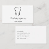 Tandheelkundige Tand Medische grafische Tandheelku Visitekaartje (Voorkant / Achterkant)