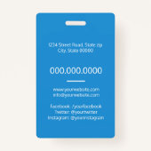 Tandheelkundige / tandarts badge (Achterkant)