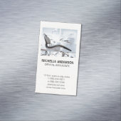 tandheelkundige | Tandarts Kantoor Magnetisch Visitekaartje (Voorbeeld)