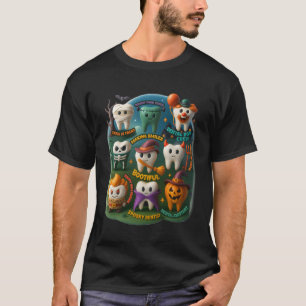 Tandheelkundige Tanden Kostuum Halloween Tandarts T-shirt