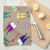 Tandheelkundige Tanden Theedoek (Quarter Fold)