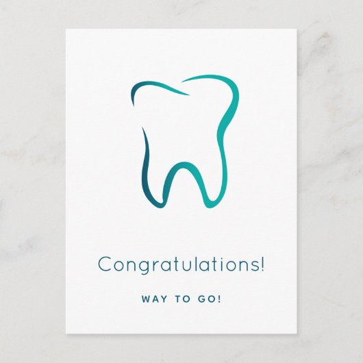 Tandheelkundige tandheelkunde medisch Afbeelding A Briefkaart (Voorkant)