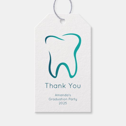 Tandheelkundige tandheelkunde medisch Afbeelding A Cadeaulabel (Voorkant)