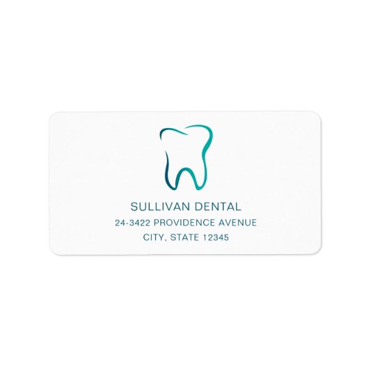 Tandheelkundige tandheelkunde medisch Afbeelding a Etiket (Voorkant)