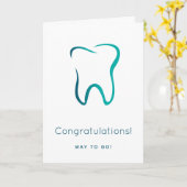 Tandheelkundige tandheelkunde medisch Afbeelding A Kaart (Gele Bloem)