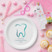 Tandheelkundige tandheelkunde medisch Afbeelding A Papieren Bordje (Feest)