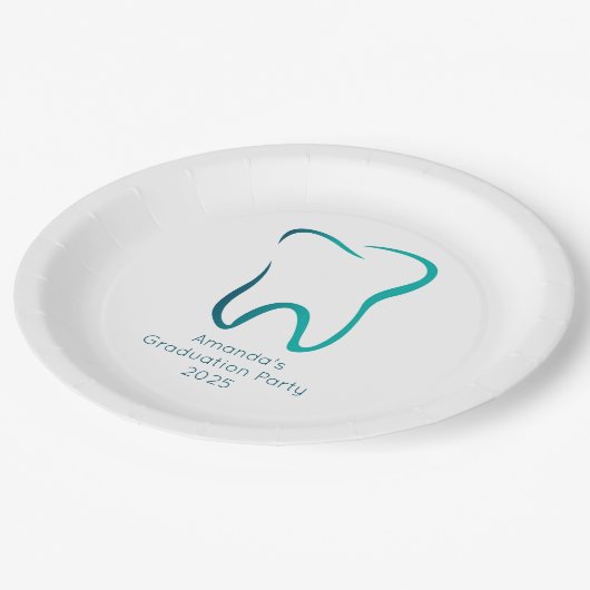 Tandheelkundige tandheelkunde medisch Afbeelding A Papieren Bordje (Gekanteld)