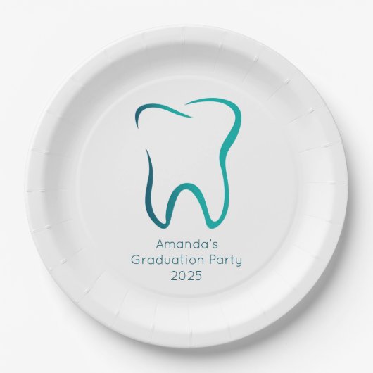 Tandheelkundige tandheelkunde medisch Afbeelding A Papieren Bordje (Voorkant)