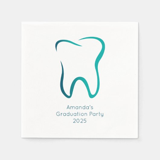 Tandheelkundige tandheelkunde medisch Afbeelding A Servet (Voorkant)