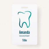 Tandheelkundige tandheelkunde medisch Afbeelding Badge (Voorkant)