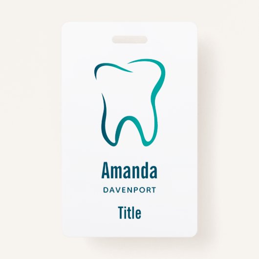 Tandheelkundige tandheelkunde medisch Afbeelding Badge (Voorkant)