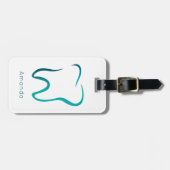 Tandheelkundige tandheelkunde medisch Afbeelding Bagagelabel (Voorkant horizontaal)