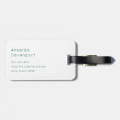 Tandheelkundige tandheelkunde medisch Afbeelding Bagagelabel (Achterkant horizontaal)