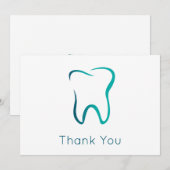 Tandheelkundige tandheelkunde medisch Afbeelding Bedankkaart (Voorkant / Achterkant)