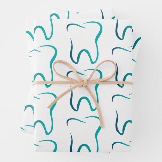 Tandheelkundige tandheelkunde medisch Afbeelding Inpakpapier Vel (In situ)