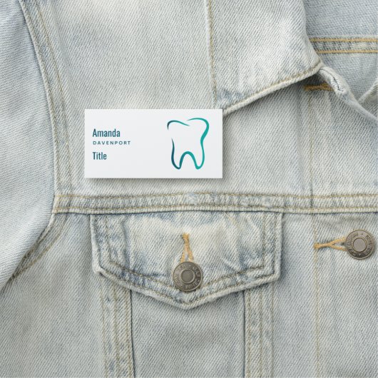 Tandheelkundige tandheelkunde medisch Afbeelding Naamplaatje (In situ)