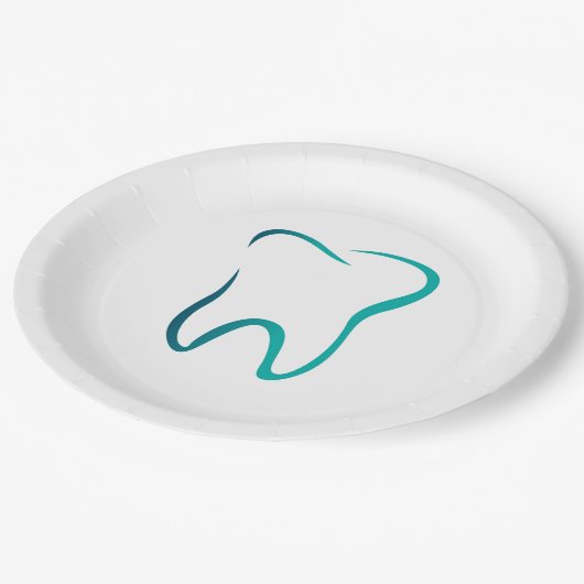 Tandheelkundige tandheelkunde medisch Afbeelding Papieren Bordje (Gekanteld)