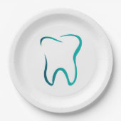 Tandheelkundige tandheelkunde medisch Afbeelding Papieren Bordje (Voorkant)