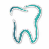 Tandheelkundige tandheelkunde medisch Afbeelding Sticker (Voorkant)