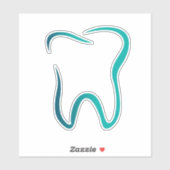 Tandheelkundige tandheelkunde medisch Afbeelding Sticker (Vel)