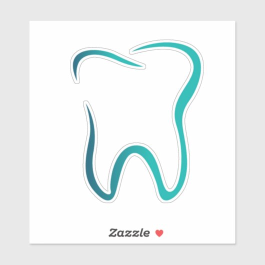 Tandheelkundige tandheelkunde medisch Afbeelding Sticker (Vel)