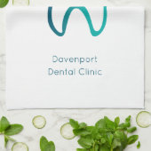 Tandheelkundige tandheelkunde medisch Afbeelding Theedoek (Gevouwen)