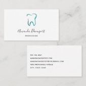 Tandheelkundige tandheelkunde medisch Afbeelding Visitekaartje (Voorkant / Achterkant)