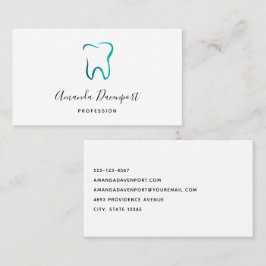 Tandheelkundige tandheelkunde medisch Afbeelding Visitekaartje