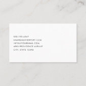 Tandheelkundige tandheelkunde medisch Afbeelding Visitekaartje (Achterkant)