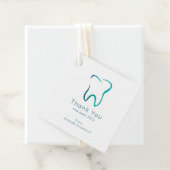 Tandheelkundige tandheelkunde Medisch Dank u Bedankjes Labels (In situ)