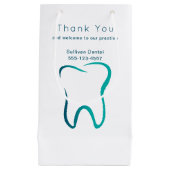 Tandheelkundige tandheelkunde medische kliniek bed klein cadeauzakje (Voorkant)