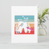 Tandheelkundige tandheelkunde tandheelkundige tand kaart (Staand voorkant)