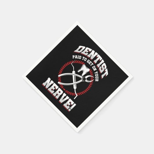 tandheelkundige tandheelkundige arts Hygiëst Gift Servet (Hoek)