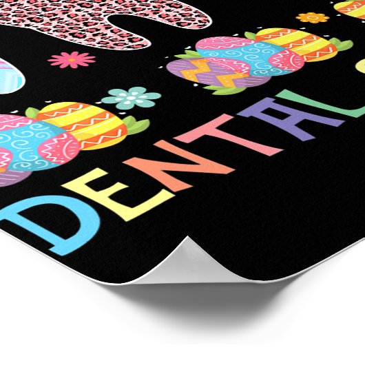 Tandheelkundige tandheelkundige assistent tandheel poster (Hoek)