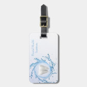 tandheelkundige tandheelkundige deskundige bagagelabel (Voorkant verticaal)