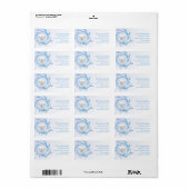 tandheelkundige tandheelkundige deskundige etiket (Full Sheet)