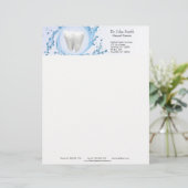 tandheelkundige tandheelkundige deskundige gepersonaliseerd briefhoofd (Staand voorkant)