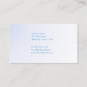 tandheelkundige tandheelkundige deskundige visitekaartje (Achterkant)