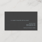 Tandheelkundige tandheelkundige Doctor Smile Busin Visitekaartje (Achterkant)