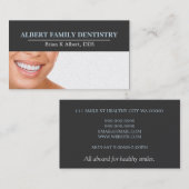 Tandheelkundige tandheelkundige Doctor Smile Busin Visitekaartje (Voorkant / Achterkant)