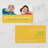 Tandheelkundige tandheelkundige Doctor Smile Busin Visitekaartje (Voorkant / Achterkant)