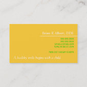 Tandheelkundige tandheelkundige Doctor Smile Busin Visitekaartje (Achterkant)