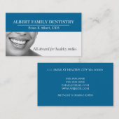 Tandheelkundige tandheelkundige Doctor Smile Busin Visitekaartje (Voorkant / Achterkant)