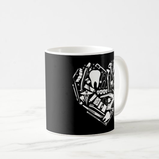 tandheelkundige tandheelkundige hulpprogramma's Ha Koffiemok (Voorkant rechts)